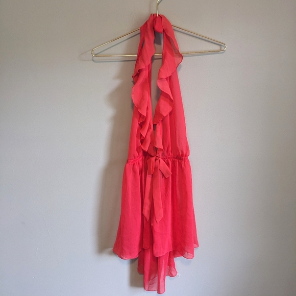 Adore Me Other - NWT Adore Me Coral Sheer Tie V-Neck Nightie, size XL